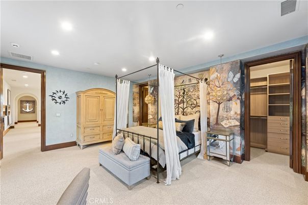 Bedroom, Interior, Recessed Lighting