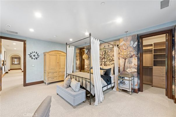 Bedroom, Interior, Recessed Lighting