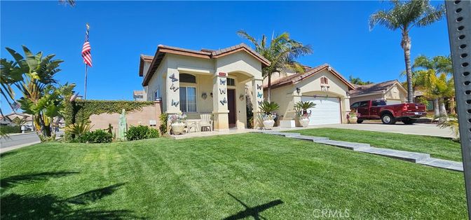 Attached, Backyard, Exterior, Facade, Mediterranean