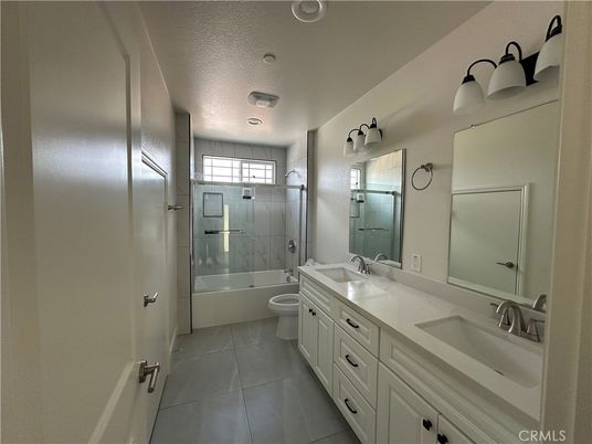 Bathroom, Dual Sink Vanities, Glass Shower, Interior