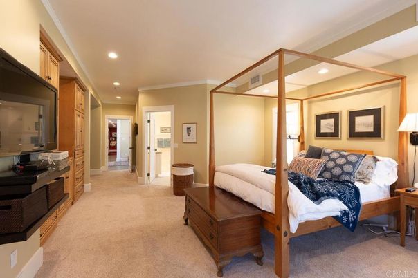 Bedroom, Interior, Recessed Lighting
