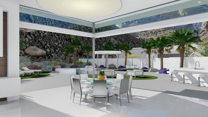 Dining room, Exterior