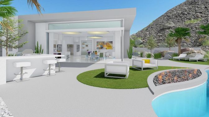 Backyard, Exterior