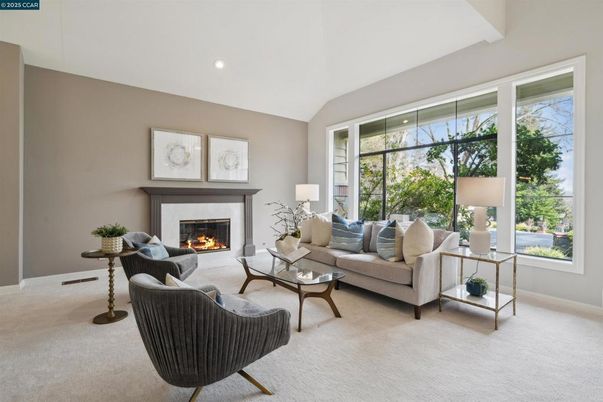 Fireplace, Interior, Living room, Recessed Lighting