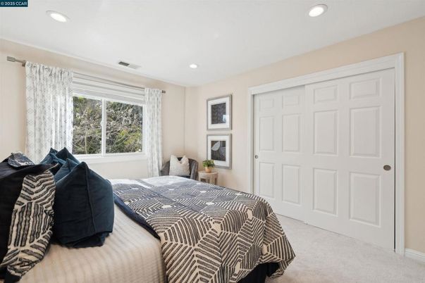 Bedroom, Interior, Recessed Lighting