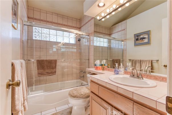 Bathroom, Glass Shower, Interior, Tile Countertops