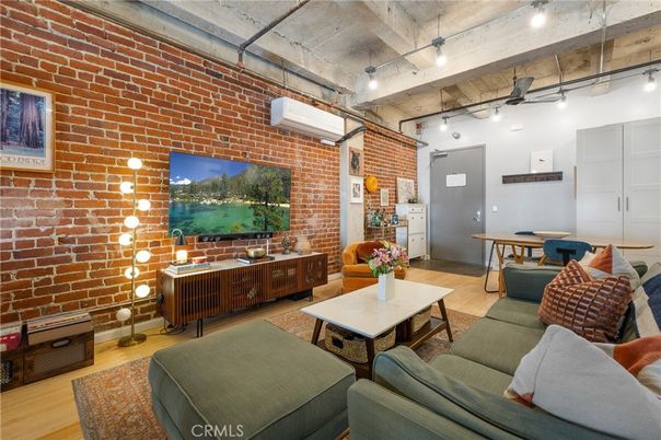 Interior, Kitchen, Living room, Stone Walls, Wood Texture Flooring