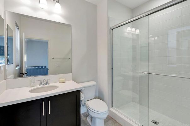 Bathroom, Glass Shower, Interior