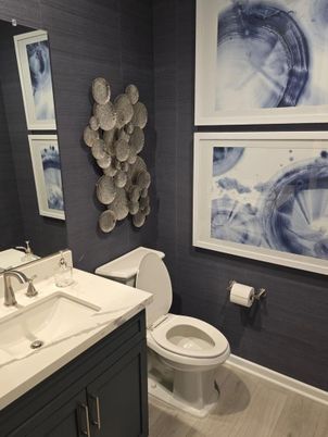 Bathroom, Interior, Wood Texture Flooring