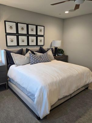 Bedroom, Interior, Recessed Lighting