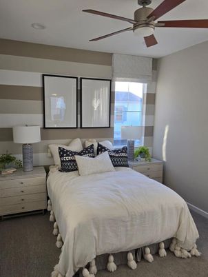 Bedroom, Interior, Recessed Lighting