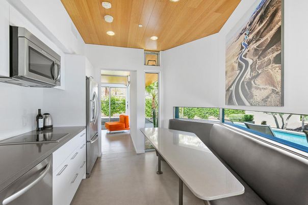 Interior, Kitchen, Recessed Lighting, Wooden Ceilings