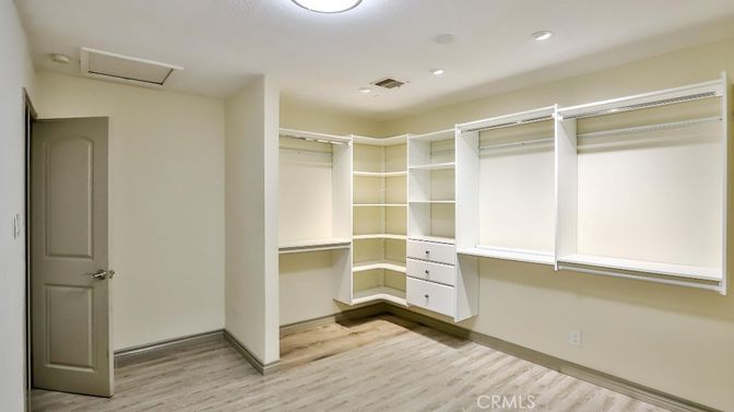Interior, Recessed Lighting, Walk-in Closets, Wood Texture Flooring