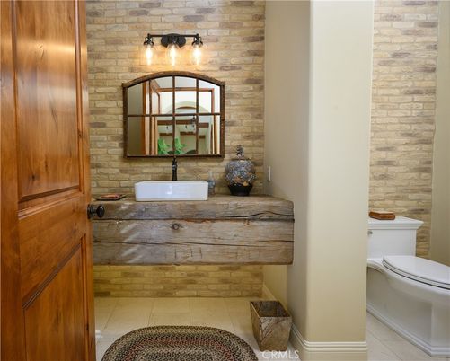 Bathroom, Interior, Stone Walls