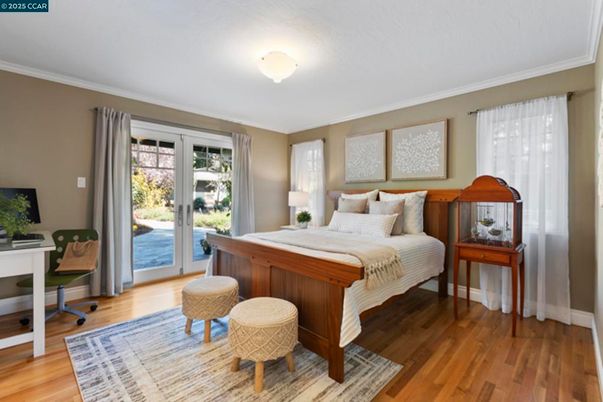 Bedroom, Home Office, Interior, Wood Texture Flooring