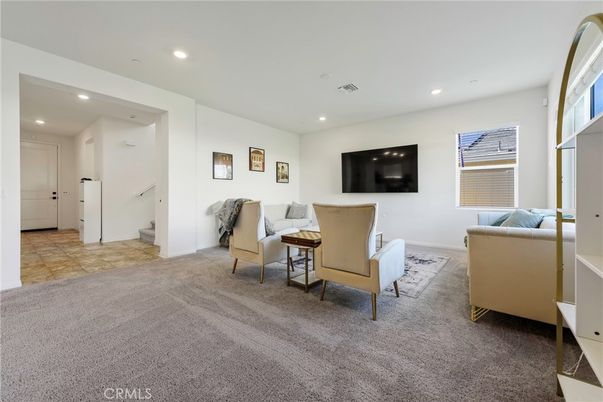 Interior, Living room, Recessed Lighting