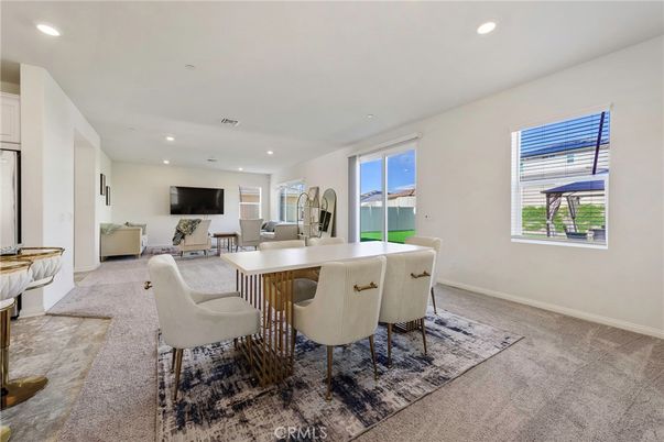 Dining room, Interior, Living room, Recessed Lighting