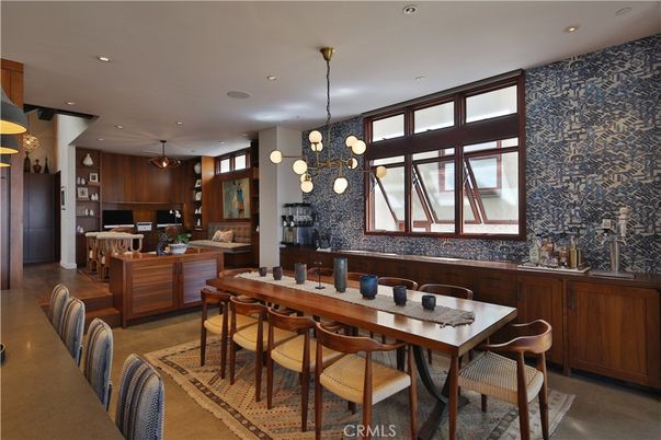 Dining room, Interior, Kitchen, Pendant Lights, Recessed Lighting