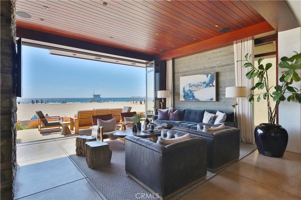 Interior, Living room, Recessed Lighting, Water, Wooden Ceilings