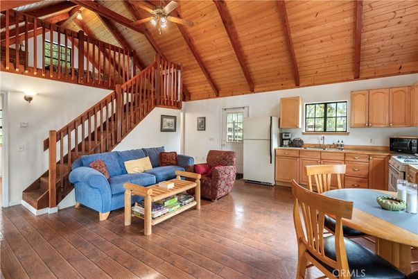 Dining room, Interior, Kitchen, Living room, Wooden Beams, Wooden Ceilings, Wood Texture Flooring