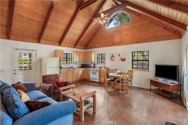 Dining room, Interior, Kitchen, Living room, Wooden Beams, Wooden Ceilings, Wood Texture Flooring