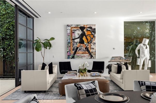 Interior, Living room, Recessed Lighting