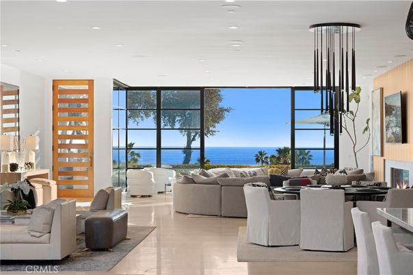 Fireplace, Interior, Living room, Recessed Lighting, Water