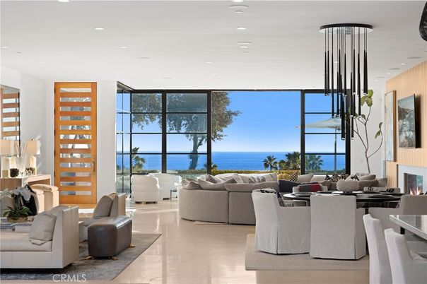 Fireplace, Interior, Living room, Recessed Lighting, Water