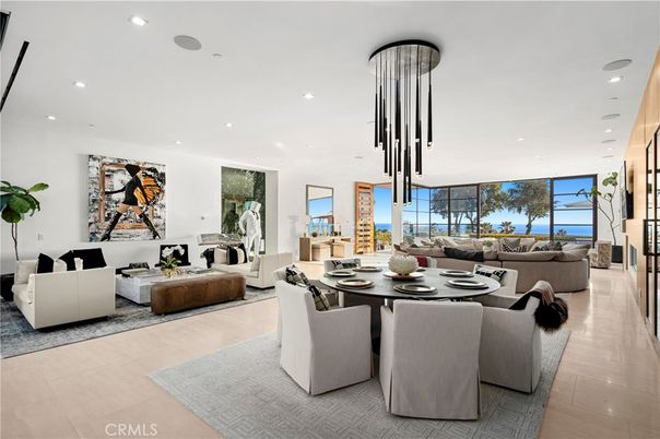 Dining room, Interior, Living room, Pendant Lights, Recessed Lighting