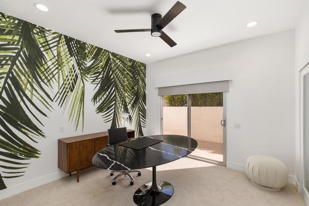 Home Office, Interior, Recessed Lighting
