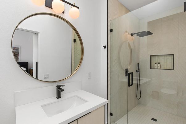 Bathroom, Glass Shower, Interior