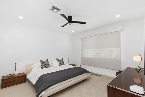 Bedroom, Interior, Recessed Lighting