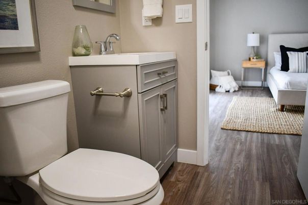 Bathroom, Bedroom, Interior, Wood Texture Flooring