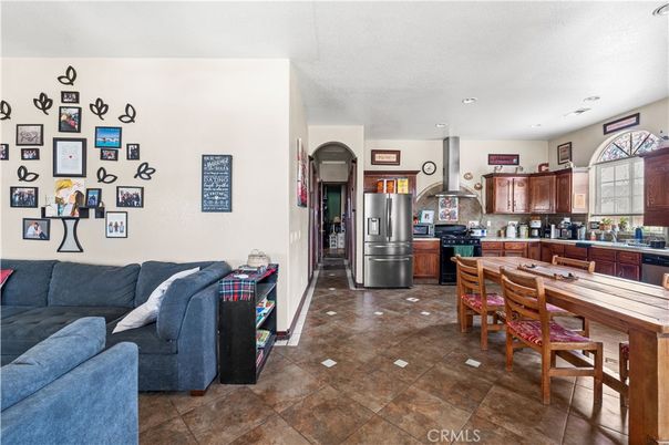 Dining room, Interior, Kitchen, Living room, Recessed Lighting, Stainless Steel Appliances