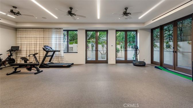 Fitness Equipment, Interior, Recessed Lighting