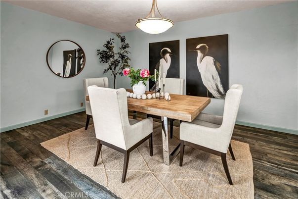 Dining room, Interior, Wood Texture Flooring