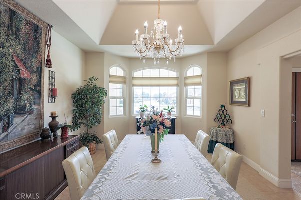 Chandelier, Dining room, Interior