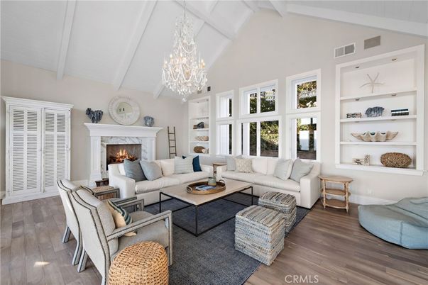 Chandelier, Fireplace, Interior, Living room, Wood Texture Flooring