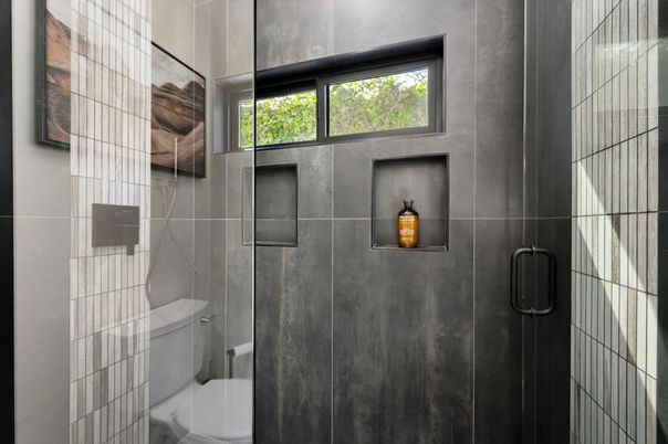 Bathroom, Glass Shower, Interior
