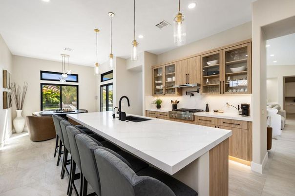 Interior, Kitchen, Pendant Lights, Recessed Lighting
