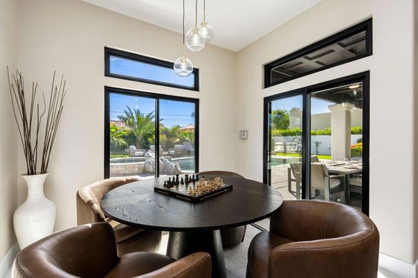 Dining room, Interior, Pendant Lights