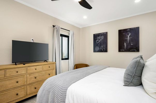 Bedroom, Interior, Recessed Lighting