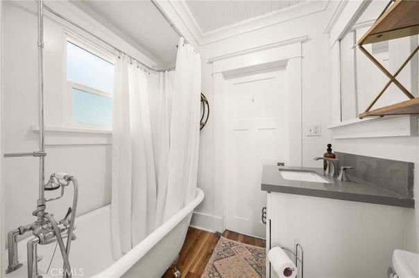 Bathroom, Interior, Wood Texture Flooring