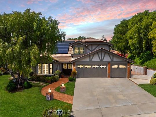 Attached, Exterior, Facade, Solar Panels, Mediterranean