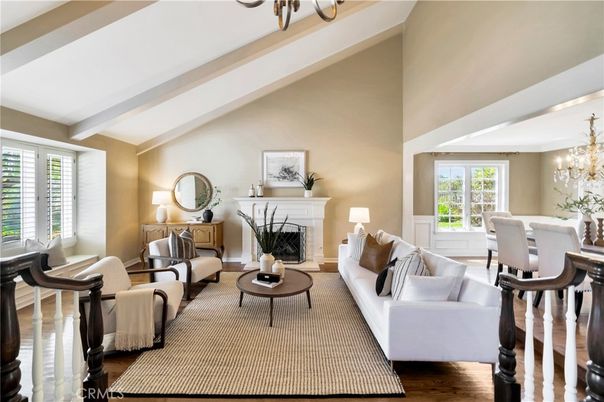 Chandelier, Dining room, Fireplace, Interior, Living room, Wood Texture Flooring