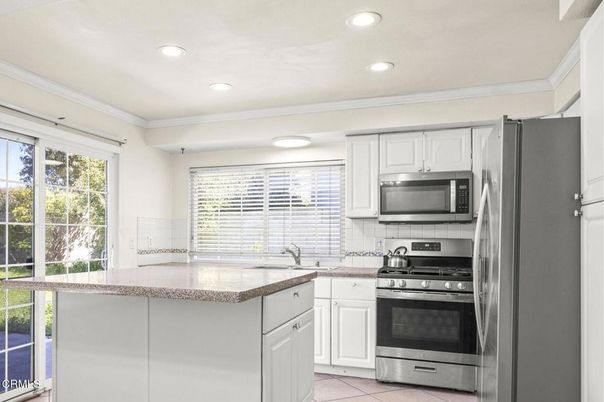 Interior, Kitchen, Recessed Lighting, Stainless Steel Appliances