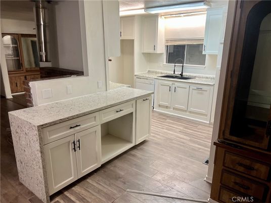 Interior, Kitchen, Wood Texture Flooring
