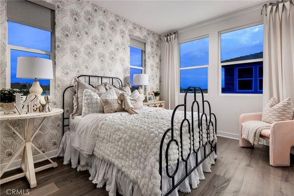 Bedroom, Interior, Wood Texture Flooring