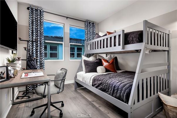 Bedroom, Home Office, Interior, Wood Texture Flooring