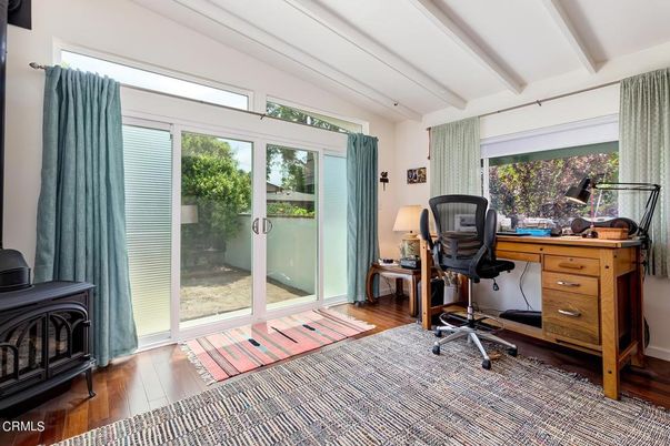 Home Office, Interior, Wood Texture Flooring